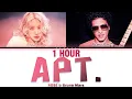 Download Lagu [1 HOUR] ROSÉ \u0026 Bruno Mars 'APT.' (Color Coded Lyrics) | 1시간