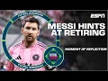 Lionel Messi reveals doubts about his playing future Futbol Americas