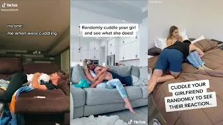 abusive boyfriend prank on sister and randomly cuddle your girl tiktok compilation 1080p 