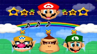 Mario Party 2 - When Mario is SuperHero vs Stupid Friends