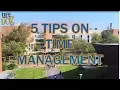 5 Tips on Time Management by a UCR Student