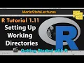 Setting Up Working Directory in R R Tutorial 1 11 MarinStatsLectures