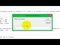 Lesson 08 Exit Sub VB Visual Studio Net Sahalsofware