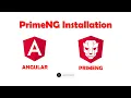 Primeng Installation in Angular Project PrimeNG 12 Angular 12