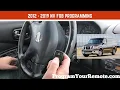 How to program a Nissan NV remote key fob 2012 - 2019