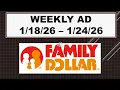 FAMILY DOLLAR WEEKLY AD 26 - 26
