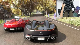 Ferrari Monza SP2 - Forza Horizon 6 | MOZA R5 Steering Wheel