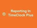 Reporting in TimeClock Plus