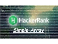 Hacker Rank Simple Array Sum