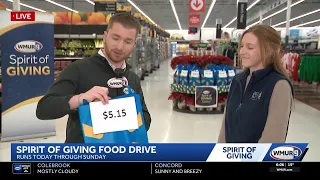 New Hampshire food drive underway Donate at any Hannaford Shaw s or Walmart in the state