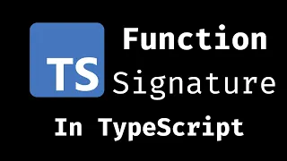TypeScript in 2 Minutes How to Add Types to a Function and Function Signature