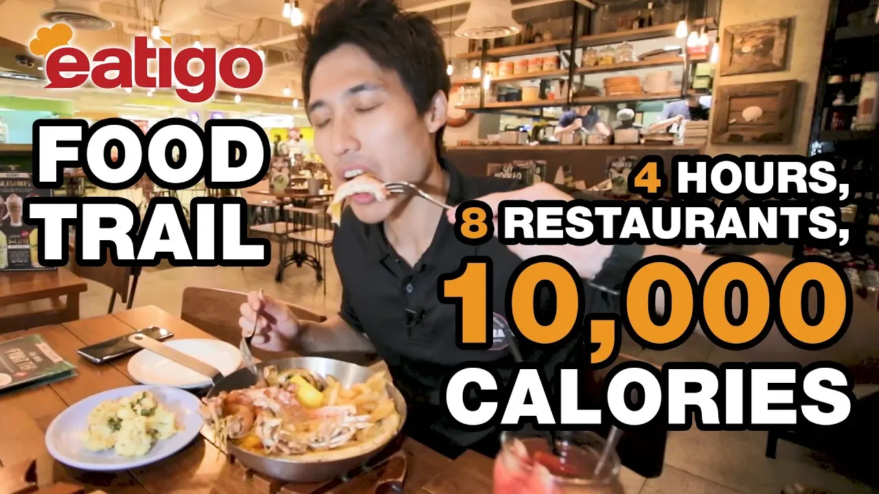 Singapore Food Trail - 10,000 Calories Cheat Day Challenge!