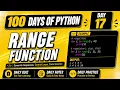100 Days Of Python Range Function in Python PY2AI