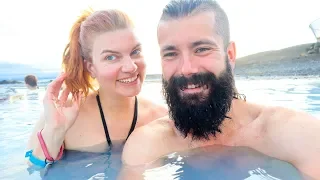 Beer in a Hot Spring, Yes Please! – Vanlife Iceland 4