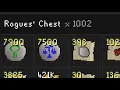 ROGUE CHESTS UPDATED IN OSRS loot from 1000