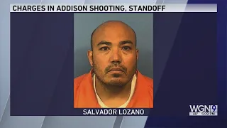 Man charged with attempted murder after shooting at officers from inside Addison home