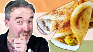 Irish People Try More Indian Dosa