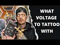 What Voltage To Set Tattoo Machine
