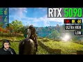 RTX 5090 - Assassin's Creed Valhalla - 4K, 8K \u0026 16K Resolutions tested!