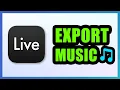 How to Export as MP3 in Ableton Live 12 2025