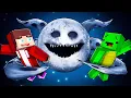 Can JJ and Mikey Survive MOON WAKES UP? - Maizen Minecraft Animation
