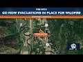 Go Now evacuations in place for wildfire in Boundary County Idaho