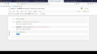 Mask a password when taking USER INPUT in Python