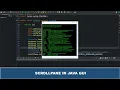 Java GUI Tutorial - Create a ScrollPane Using JScrollPane Class In Java GUI Swing