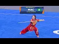 Uy Leng Cheung 🇲🇴 🥇9.21 score (Nangun A) in 11th Junior Asian Wushu Championship 2023 at Macau,China