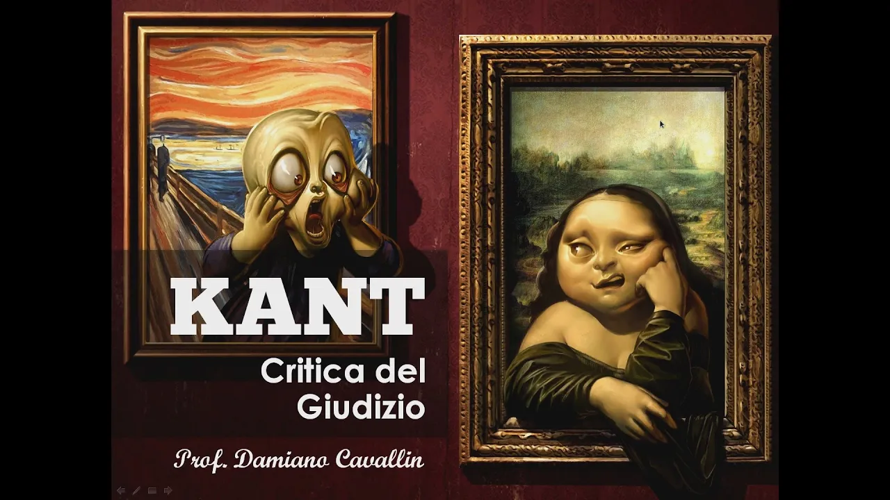 Kant - 11 - Critica del giudizio - Bello e sublime