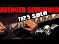 Download Lagu TOP 5 AVENGED SEVENFOLD GUITAR SOLO