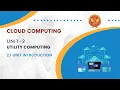 2 1 Introduction to Utility Computing CS802 B