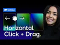 Horizontal Click and Drag in Webflow