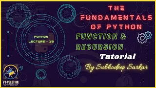 Python Fundamentals Function Recursion Part 2 By Subhodeep Sarkar