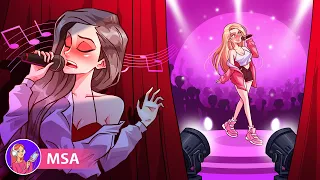 i let my sister sing with my voice because shes pretty