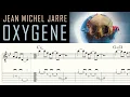 OXYGENE 4 JEAN-MICHEL JARRE Guitar Lesson TAB Sheet music Backing track Free PDF
