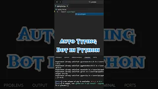 Python Hack Auto Typing Bot in 5 Lines Crazy Python Automation Trick