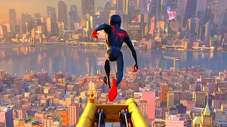 Miles Morales Anyone Can Wear The Mask Ending Scene - Spider-Man Into the Spider-Verse 2018
