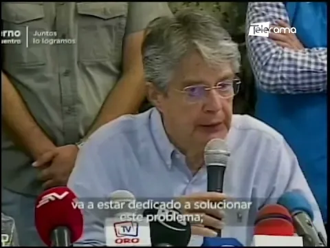 Presidente declaró el estado de excepción a zona afectada y comprometió apoyo económico