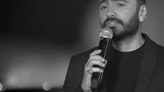 أنا مقدرش ابعد ثانيه ناسيني ليه حالات واتس تامر حسني 