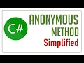 C Anonymous Method C Interview Question Anonymous Method Tutorial