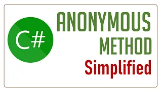 C Anonymous Method C Interview Question Anonymous Method Tutorial