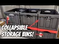 InstaCrate Collapsible Storage Containers are the best bins for quick and easy storage