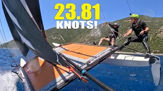 90lb Crew. 25 Knots of Wind. How Fast?