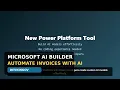 Microsoft AI Builder Azure Bicep Automate Invoices Code with AI