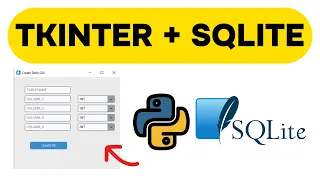 Customtkinter and SQLite with Python Lesson 2 - Create A Table