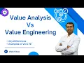 Value Analysis Vs Value Engineering Key Differences Examples of VA VE