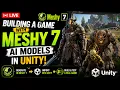 I m Building a Game with Meshy 7 AI Models in Unity Live
