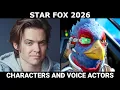 Star Fox Characters and Voice Actors