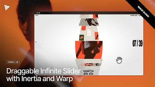 Summoning an Infinite Vertical Image Slider with Cinematic 3D Distortion Three js